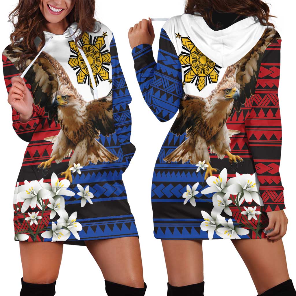 Philippine Eagle Week Hoodie Dress Philipino Patern