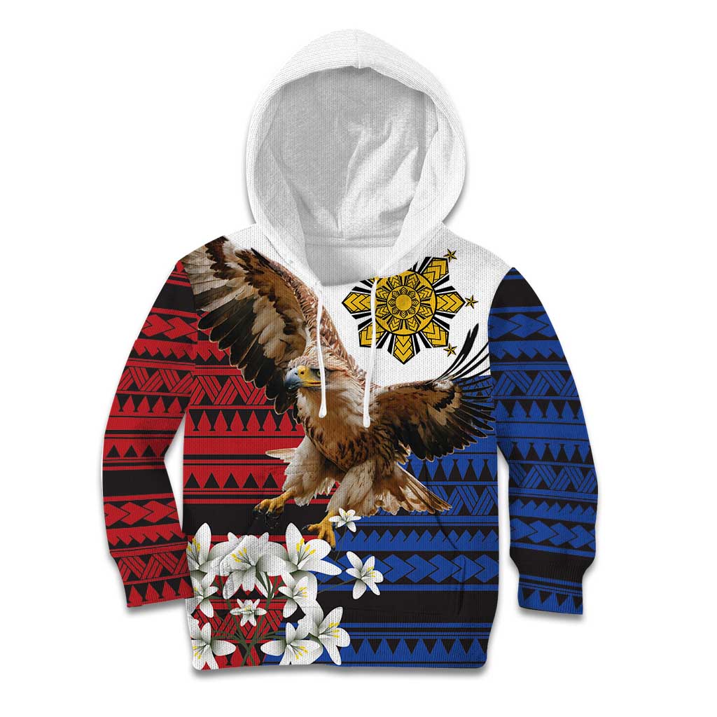 Philippine Eagle Week Kid Hoodie Philipino Patern