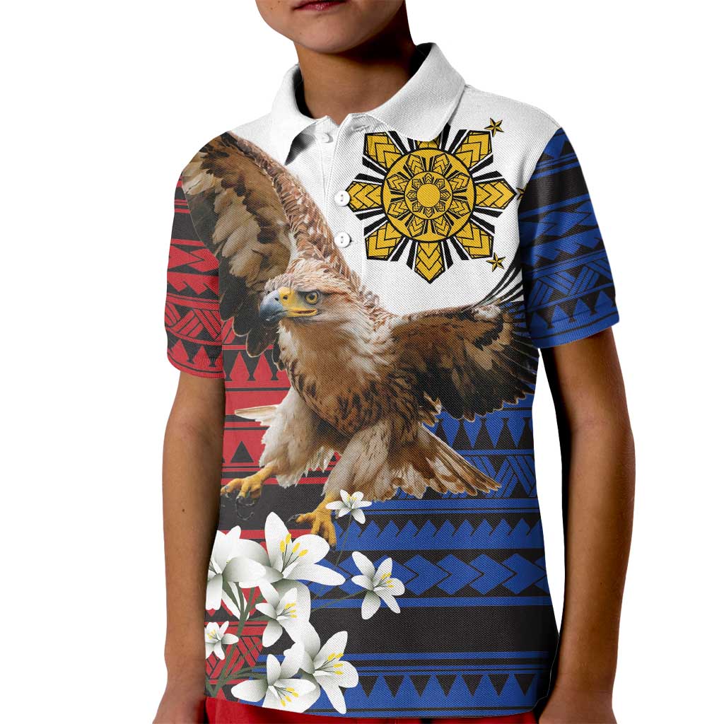 Philippine Eagle Week Kid Polo Shirt Philipino Patern