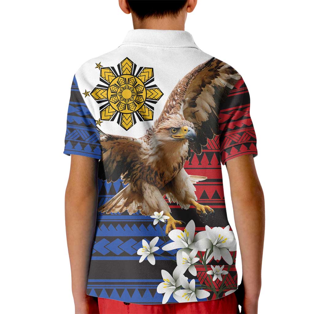 Philippine Eagle Week Kid Polo Shirt Philipino Patern
