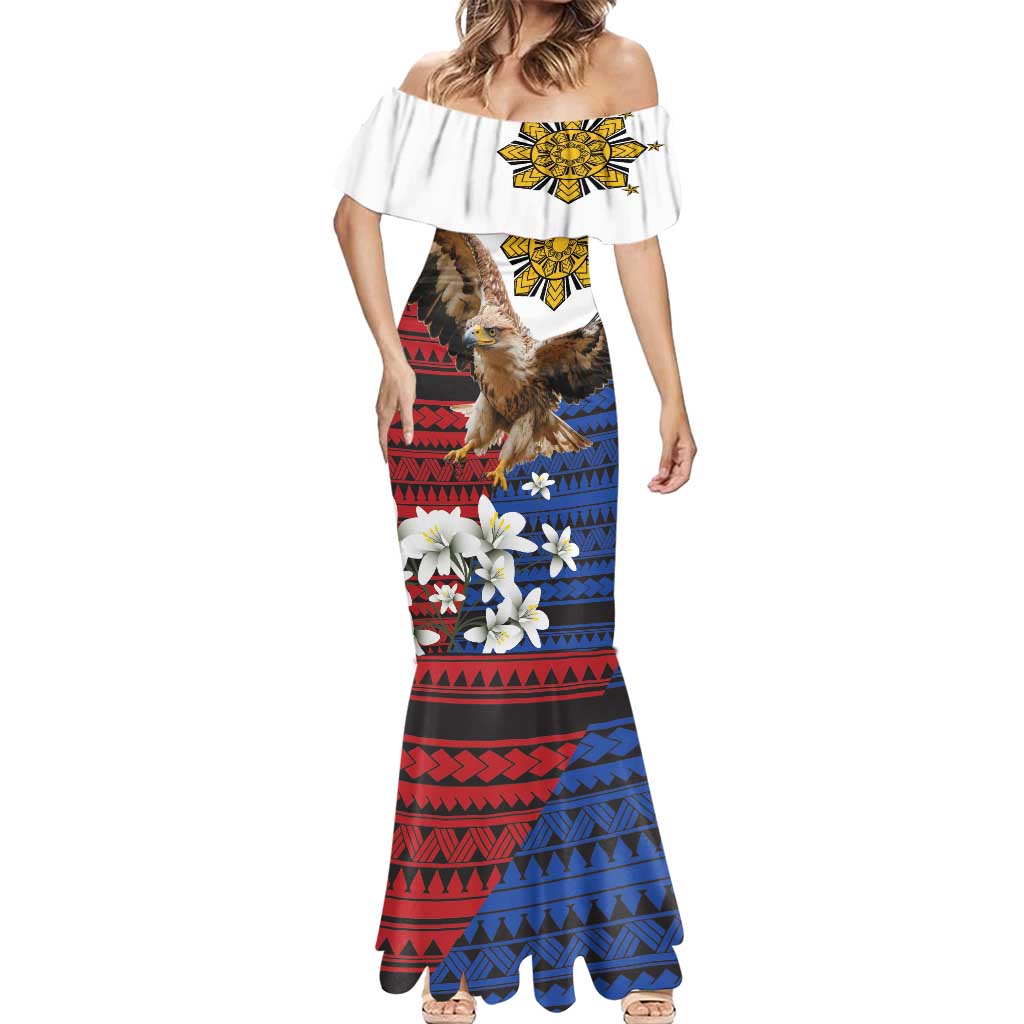 Philippine Eagle Week Mermaid Dress Philipino Patern