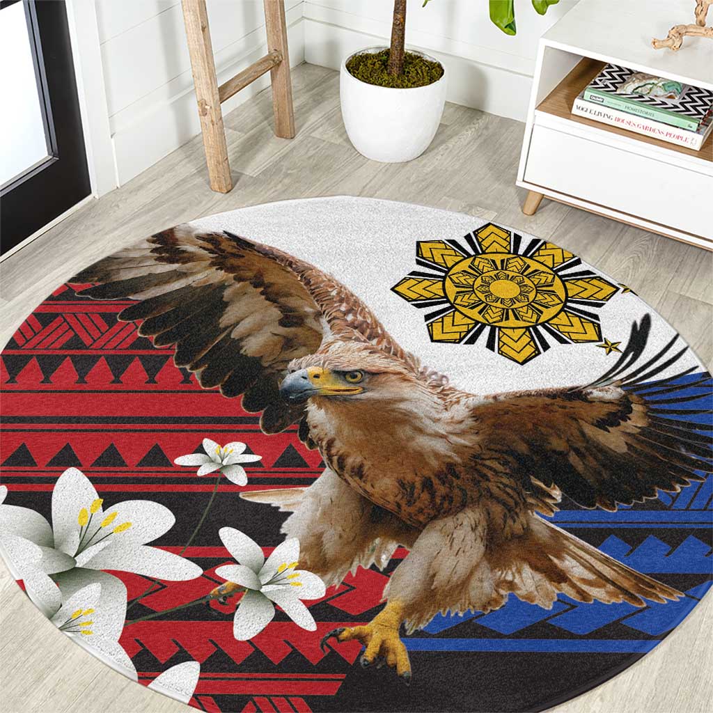 Philippine Eagle Week Round Carpet Philipino Patern