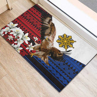 Philippine Eagle Week Rubber Doormat Philipino Patern