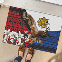 Philippine Eagle Week Rubber Doormat Philipino Patern