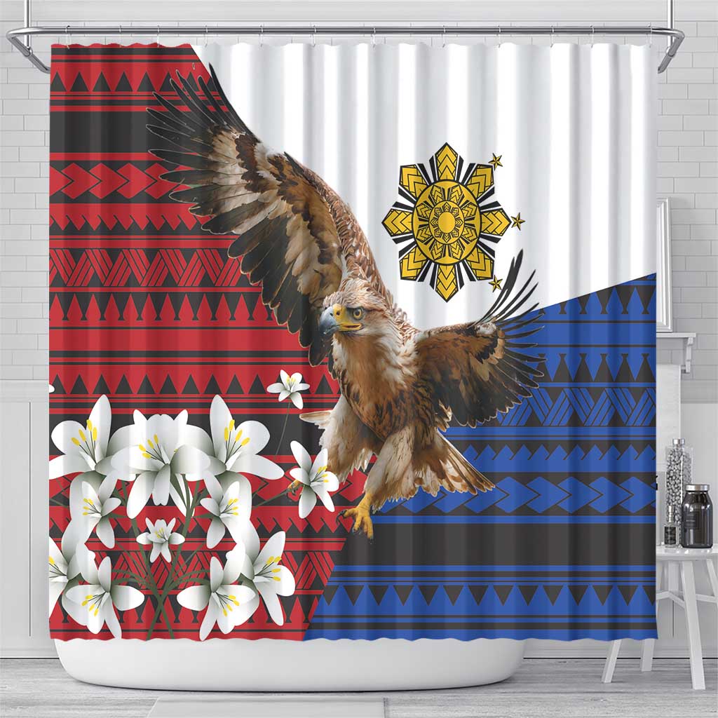 Philippine Eagle Week Shower Curtain Philipino Patern