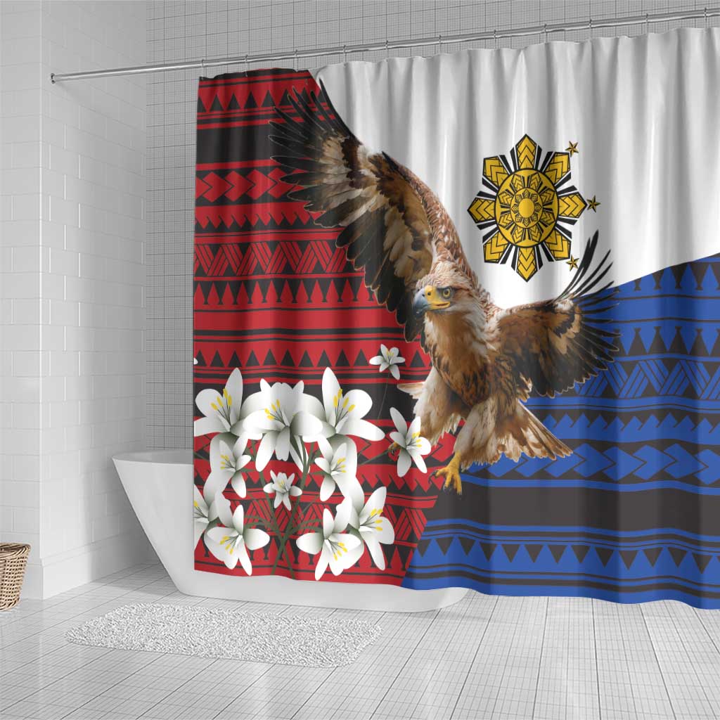 Philippine Eagle Week Shower Curtain Philipino Patern