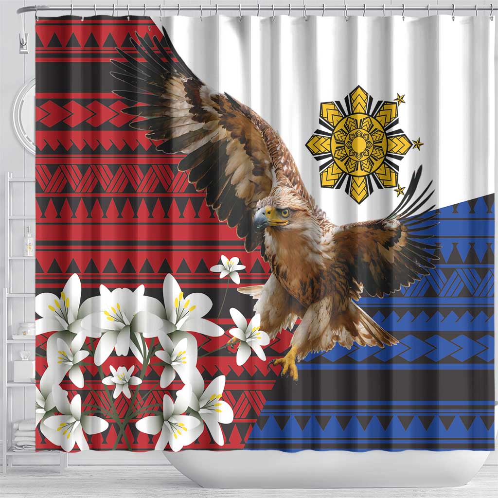 Philippine Eagle Week Shower Curtain Philipino Patern
