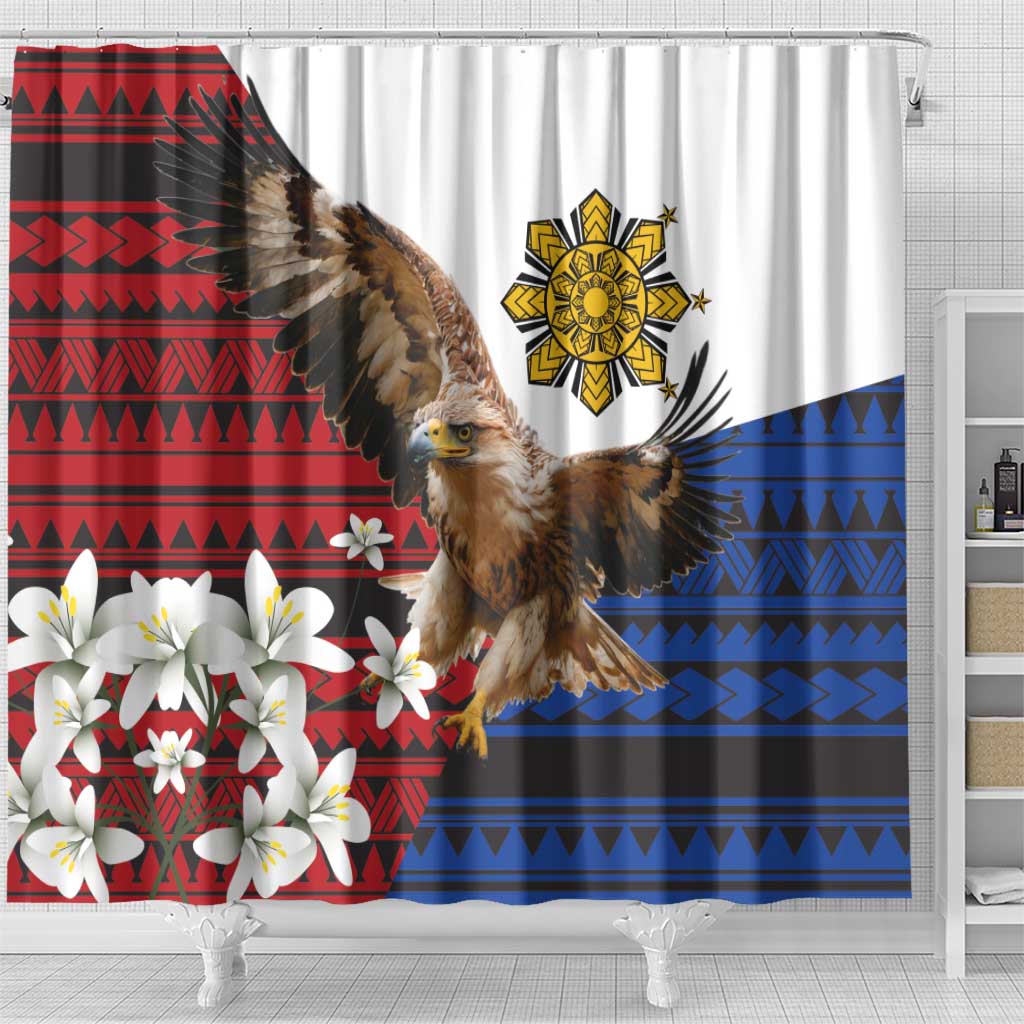Philippine Eagle Week Shower Curtain Philipino Patern