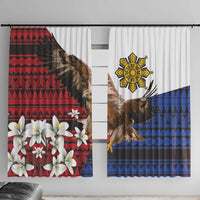 Philippine Eagle Week Window Curtain Philipino Patern