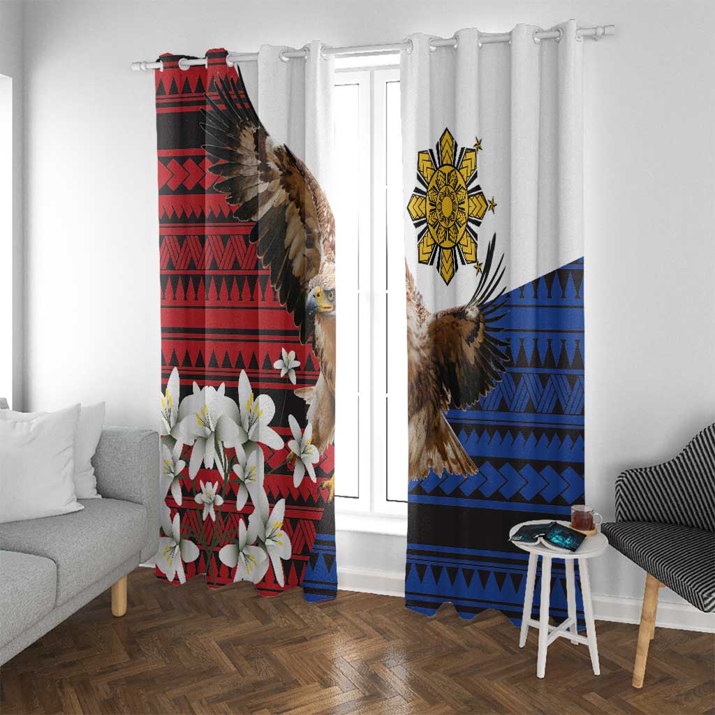 Philippine Eagle Week Window Curtain Philipino Patern