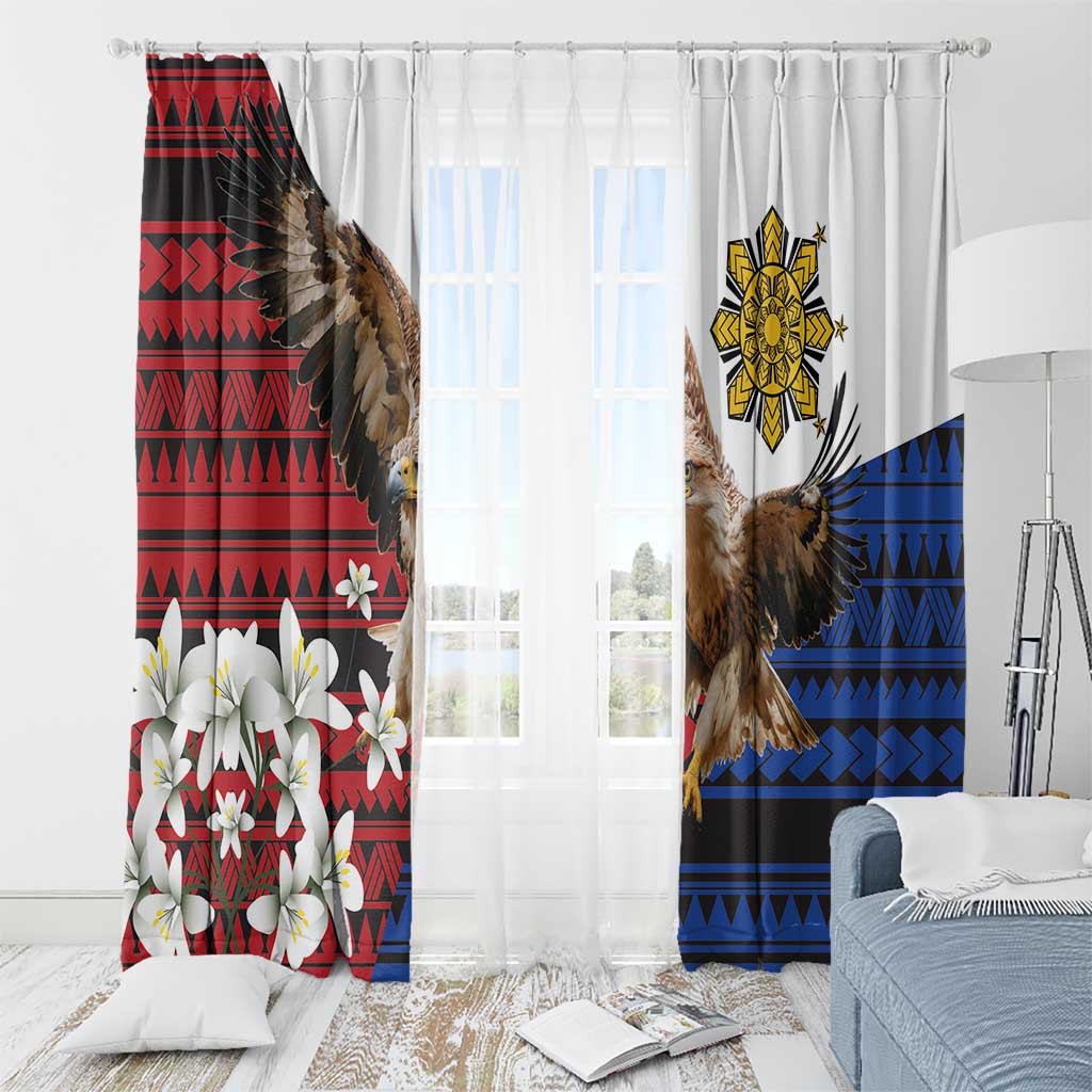 Philippine Eagle Week Window Curtain Philipino Patern