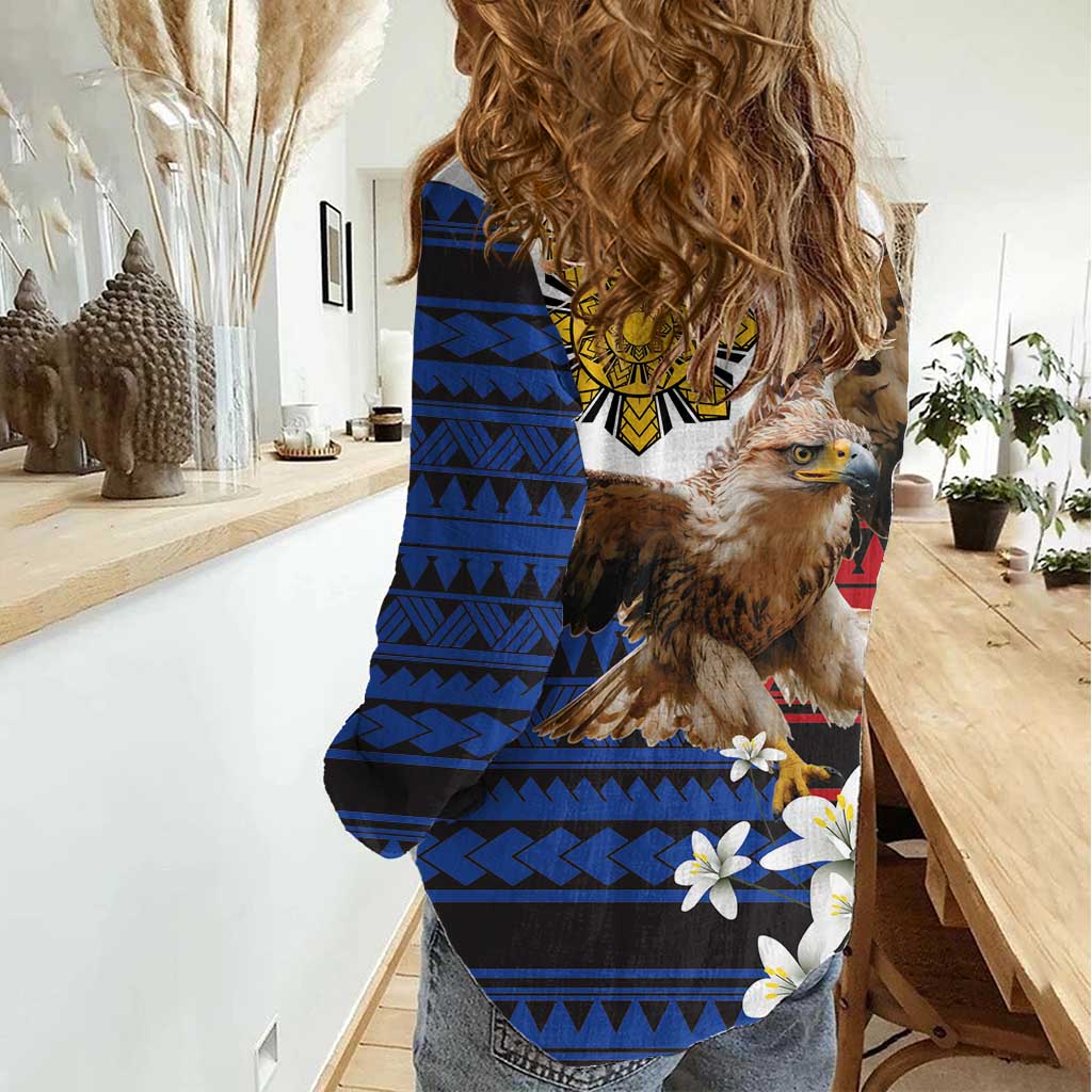 Philippine Eagle Week Women Casual Shirt Philipino Patern