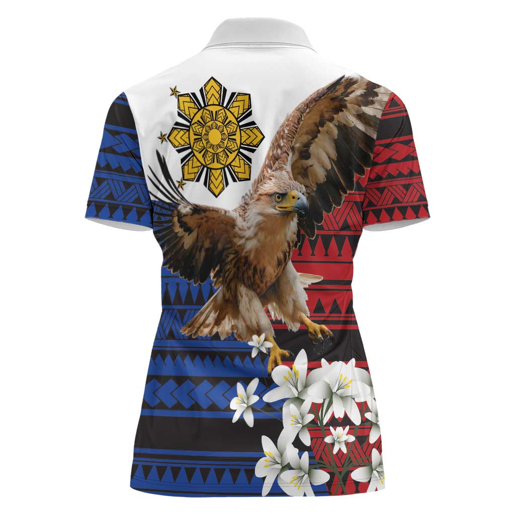 Philippine Eagle Week Women Polo Shirt Philipino Patern