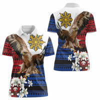Philippine Eagle Week Women Polo Shirt Philipino Patern