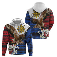 Philippine Eagle Week Zip Hoodie Philipino Patern