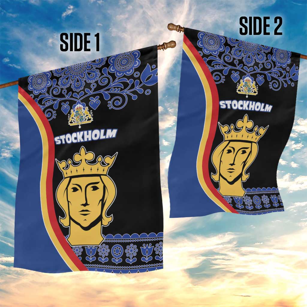 Kingdom of Sweden Stockholm County Garden Flag Sweden Coat of arms of Stockholm