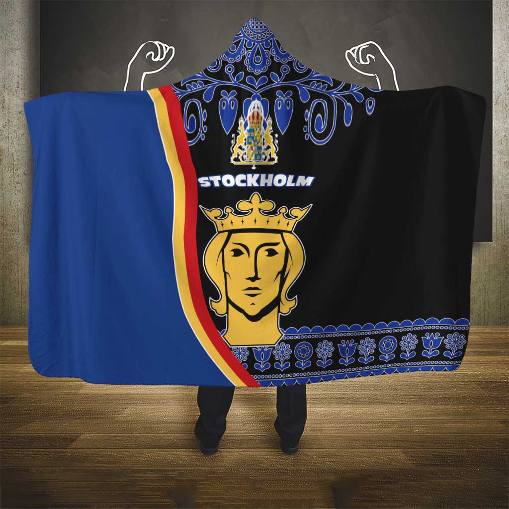 Kingdom of Sweden Stockholm County Hooded Blanket Sweden Coat of arms of Stockholm