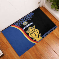 Kingdom of Sweden Stockholm County Rubber Doormat Sweden Coat of arms of Stockholm