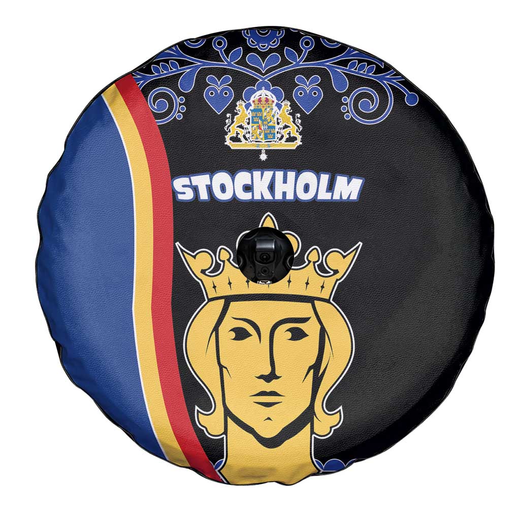Kingdom of Sweden Stockholm County Spare Tire Cover Sweden Coat of arms of Stockholm