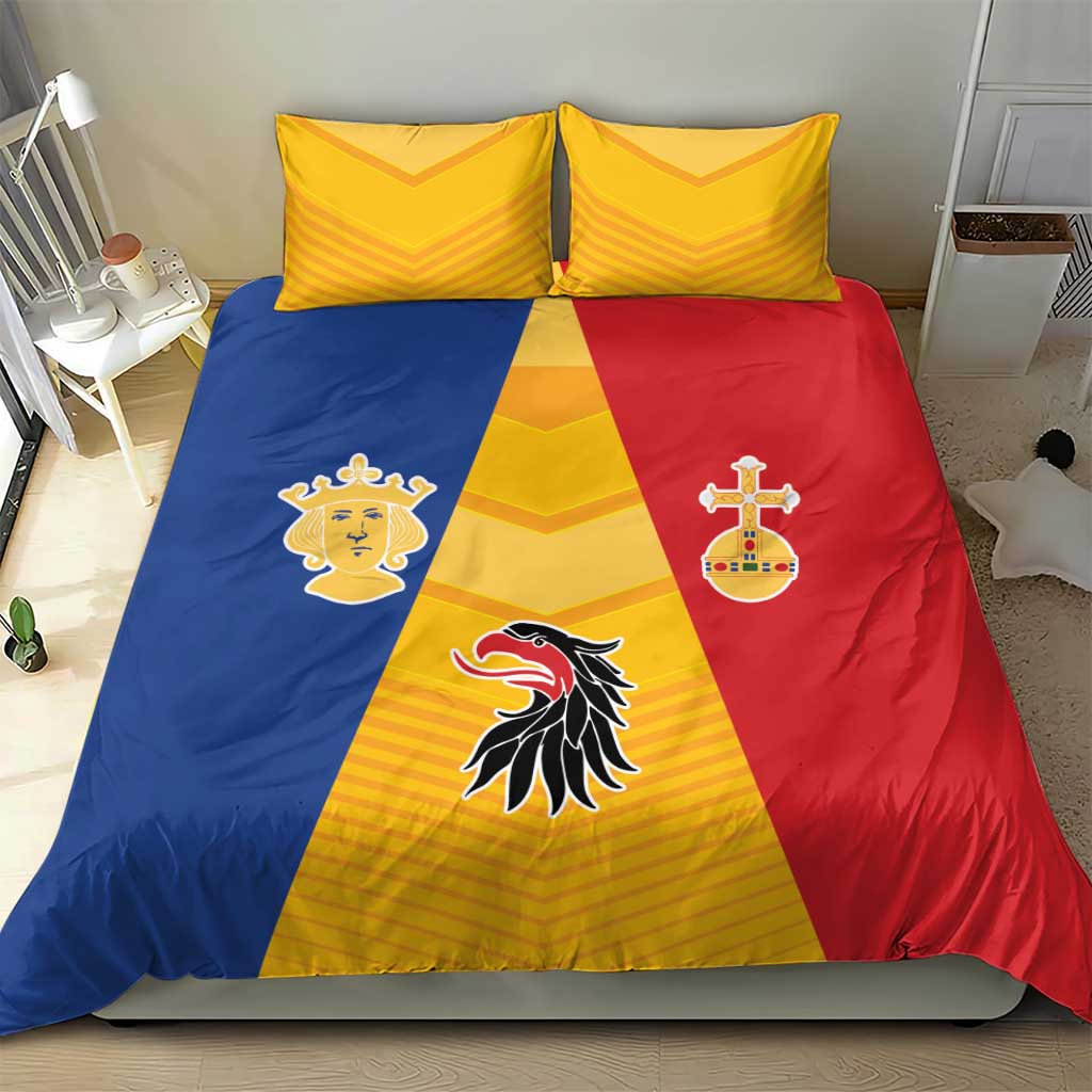 Kingdom of Sweden Stockholm County Bedding Set Flag Style