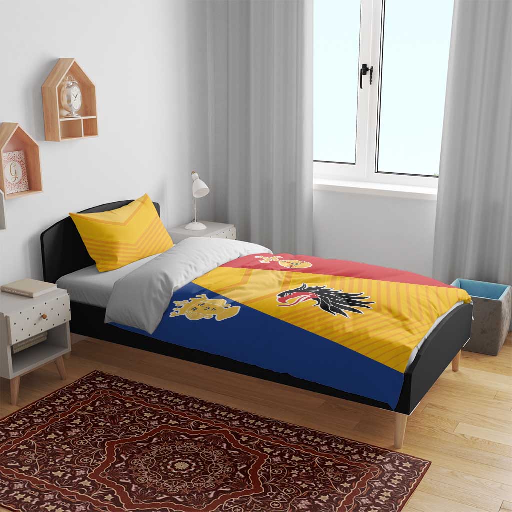 Kingdom of Sweden Stockholm County Bedding Set Flag Style