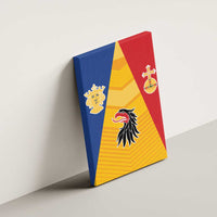 Kingdom of Sweden Stockholm County Canvas Wall Art Flag Style