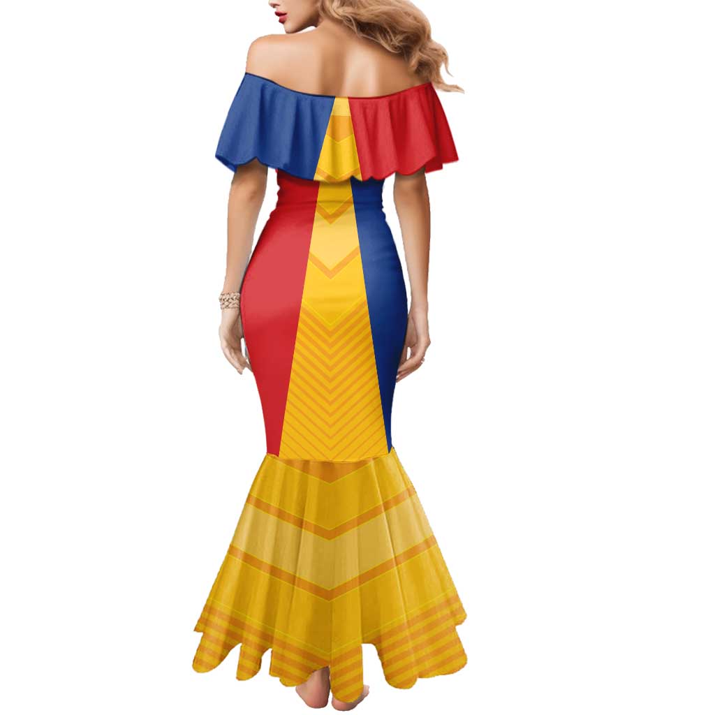 Kingdom of Sweden Stockholm County Family Matching Mermaid Dress and Hawaiian Shirt Flag Style