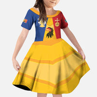 Kingdom of Sweden Stockholm County Family Matching Tank Maxi Dress and Hawaiian Shirt Flag Style