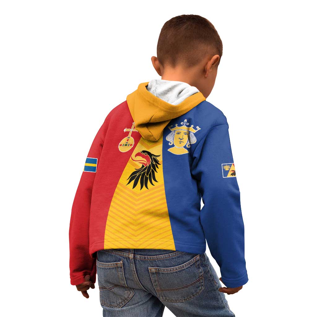 Kingdom of Sweden Stockholm County Kid Hoodie Flag Style