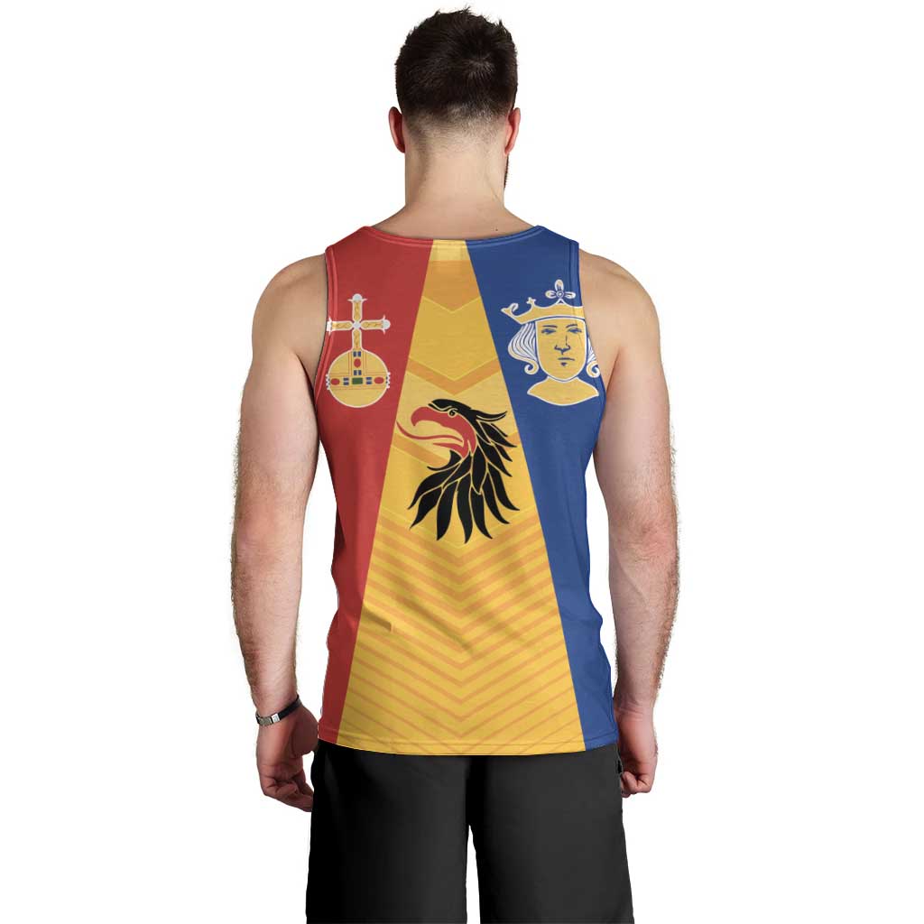 Kingdom of Sweden Stockholm County Men Tank Top Flag Style