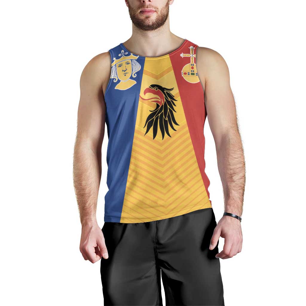 Kingdom of Sweden Stockholm County Men Tank Top Flag Style