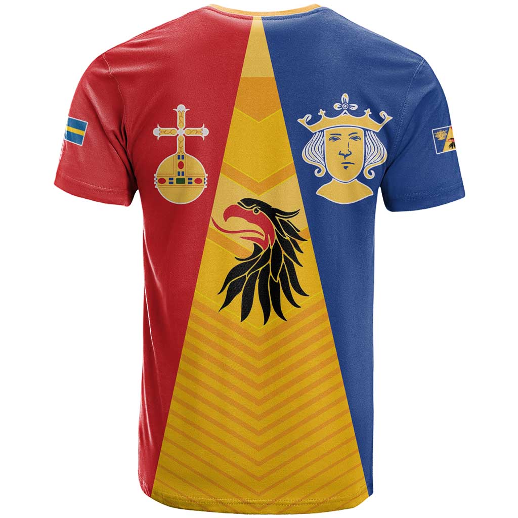 Kingdom of Sweden Stockholm County T Shirt Flag Style
