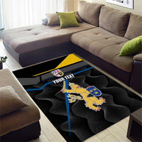 Personalized Kingdom of Sweden Gothenburg Area Rug Sweden Vastra Gotaland County