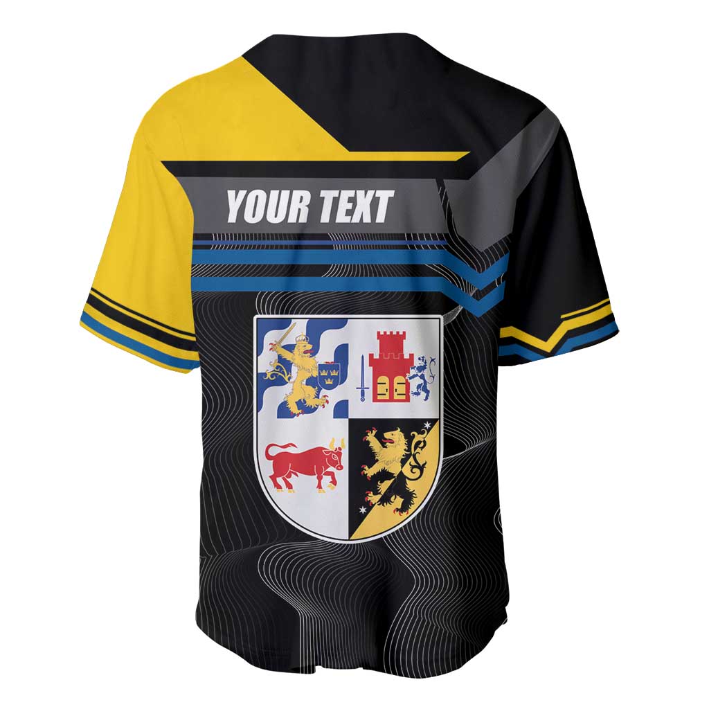 Personalized Kingdom of Sweden Gothenburg Baseball Jersey Sweden Vastra Gotaland County
