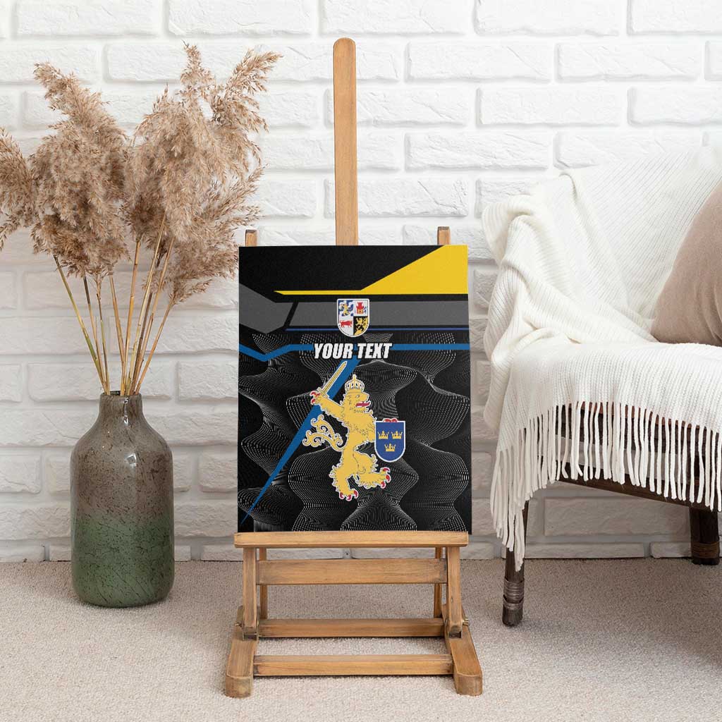 Personalized Kingdom of Sweden Gothenburg Canvas Wall Art Sweden Vastra Gotaland County