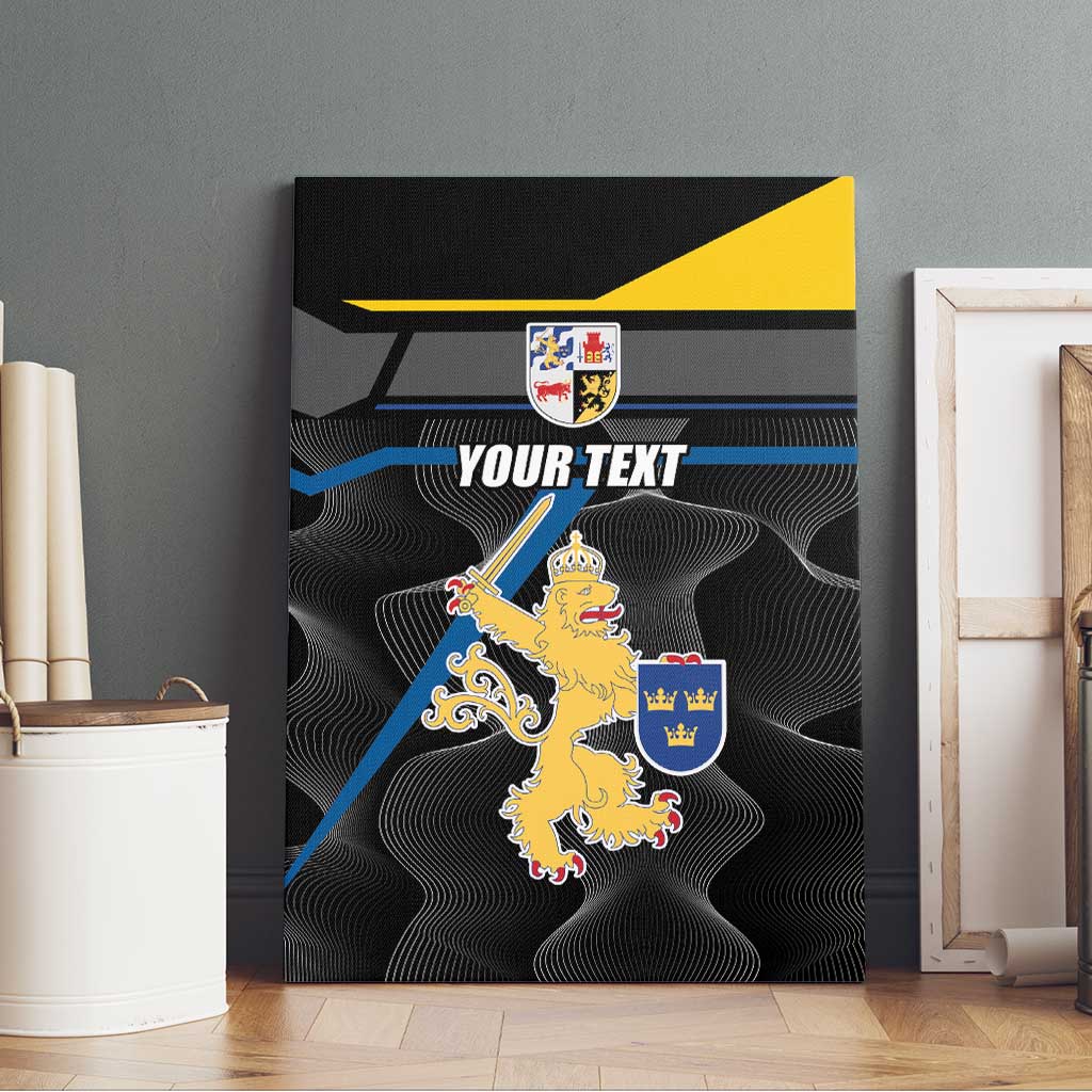 Personalized Kingdom of Sweden Gothenburg Canvas Wall Art Sweden Vastra Gotaland County