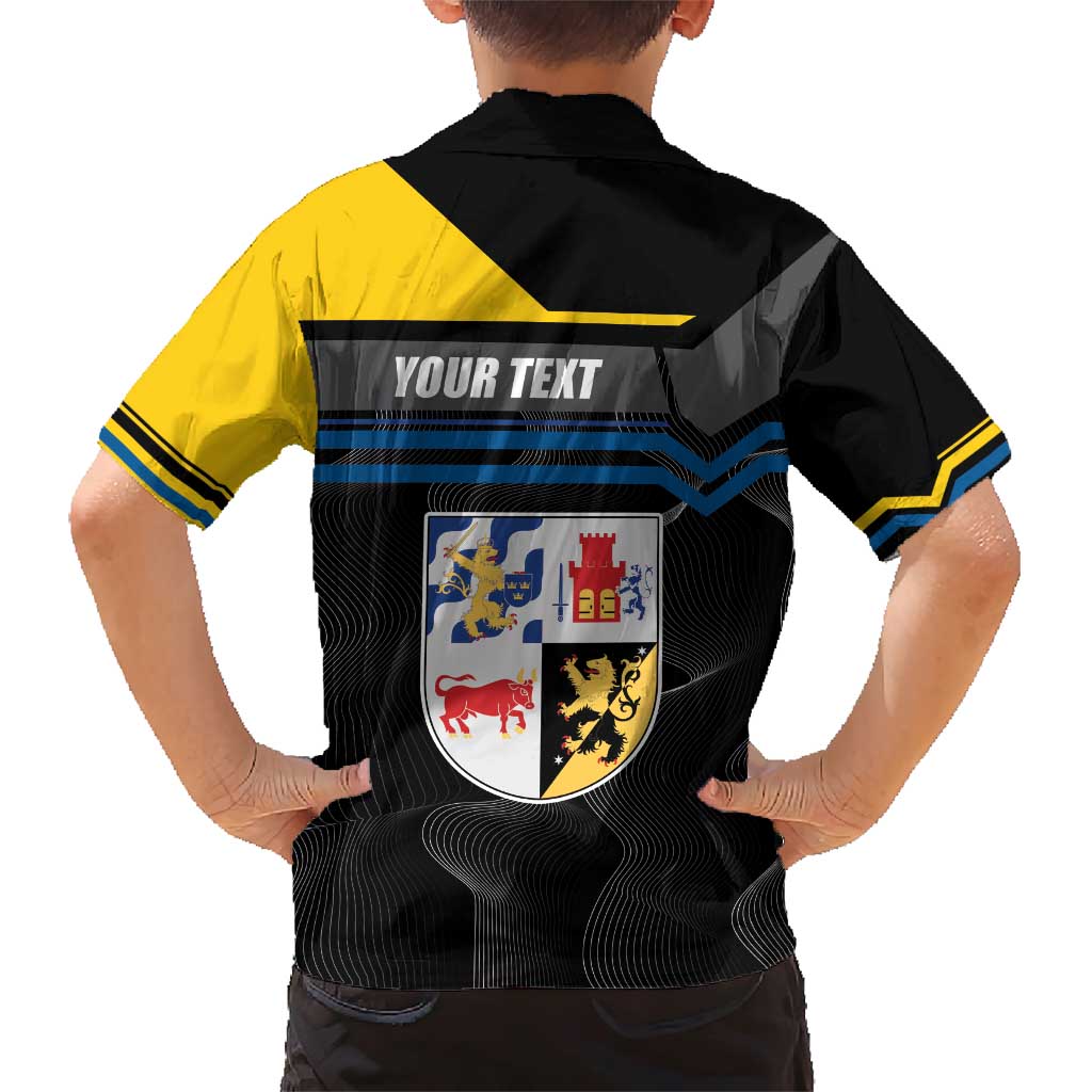 Personalized Kingdom of Sweden Gothenburg Family Matching Short Sleeve Bodycon Dress and Hawaiian Shirt Sweden Vastra Gotaland County