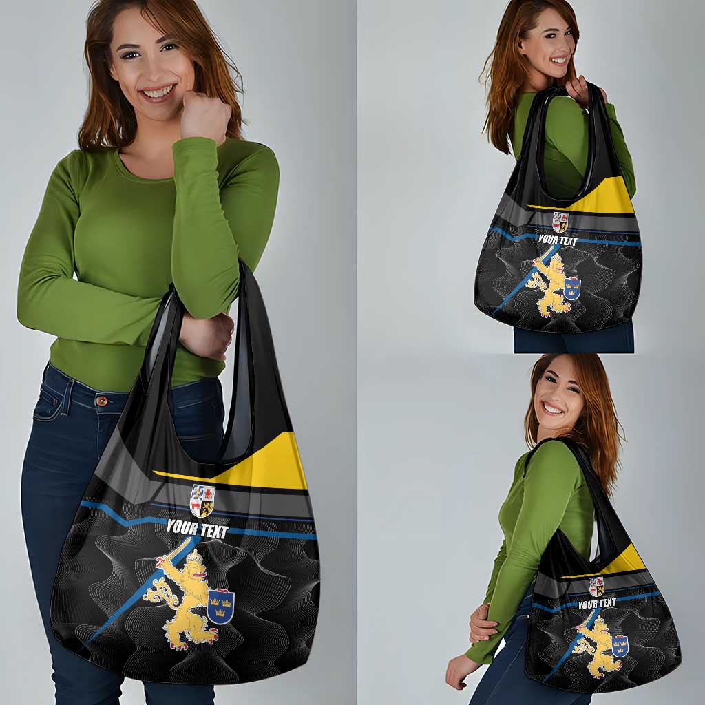 Personalized Kingdom of Sweden Gothenburg Grocery Bag Sweden Vastra Gotaland County