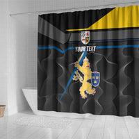 Personalized Kingdom of Sweden Gothenburg Shower Curtain Sweden Vastra Gotaland County