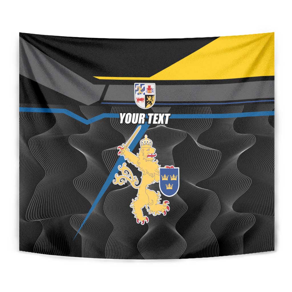 Personalized Kingdom of Sweden Gothenburg Tapestry Sweden Vastra Gotaland County