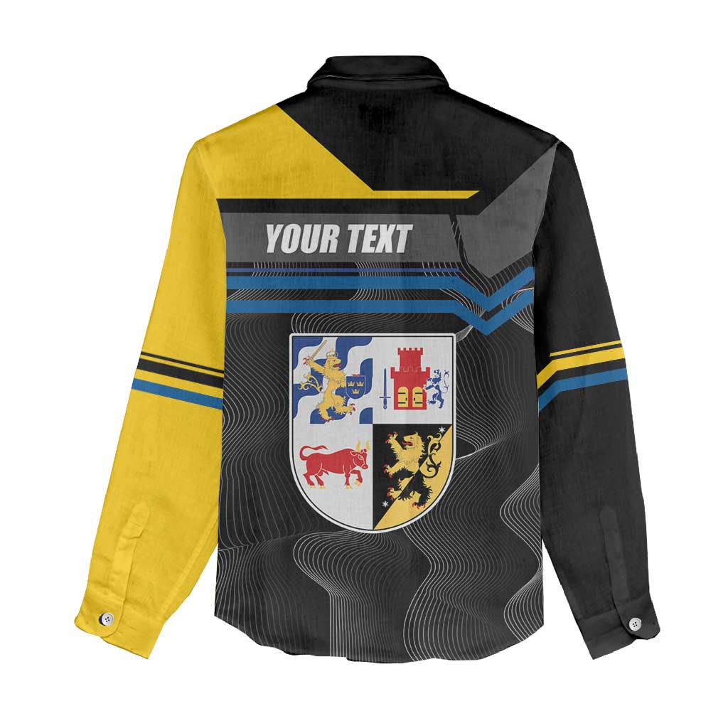 Personalized Kingdom of Sweden Gothenburg Women Casual Shirt Sweden Vastra Gotaland County