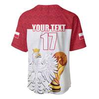 Custom Poland Football Champions Baseball Jersey Sporty Style