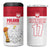 Custom Poland Football Champions 4 in 1 Can Cooler Tumbler Sporty Style