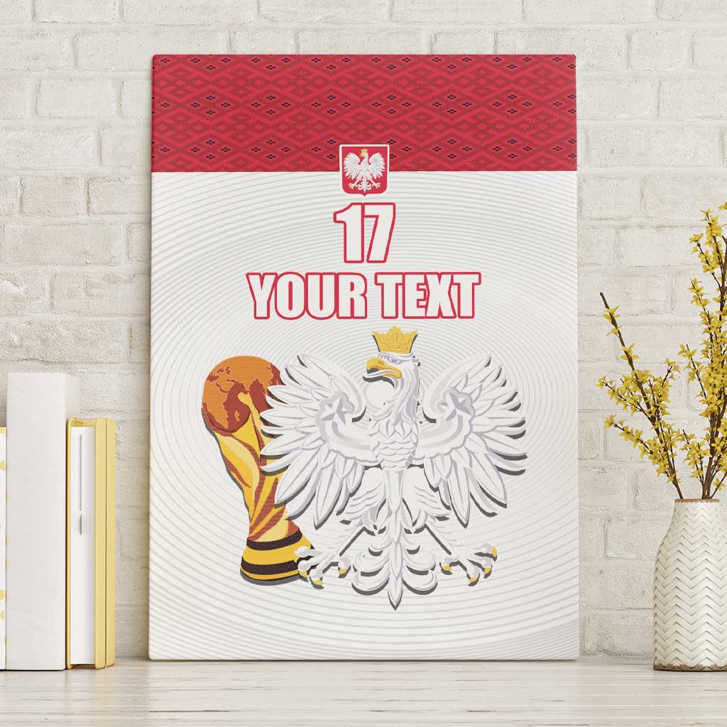 Custom Poland Football Champions Canvas Wall Art Sporty Style