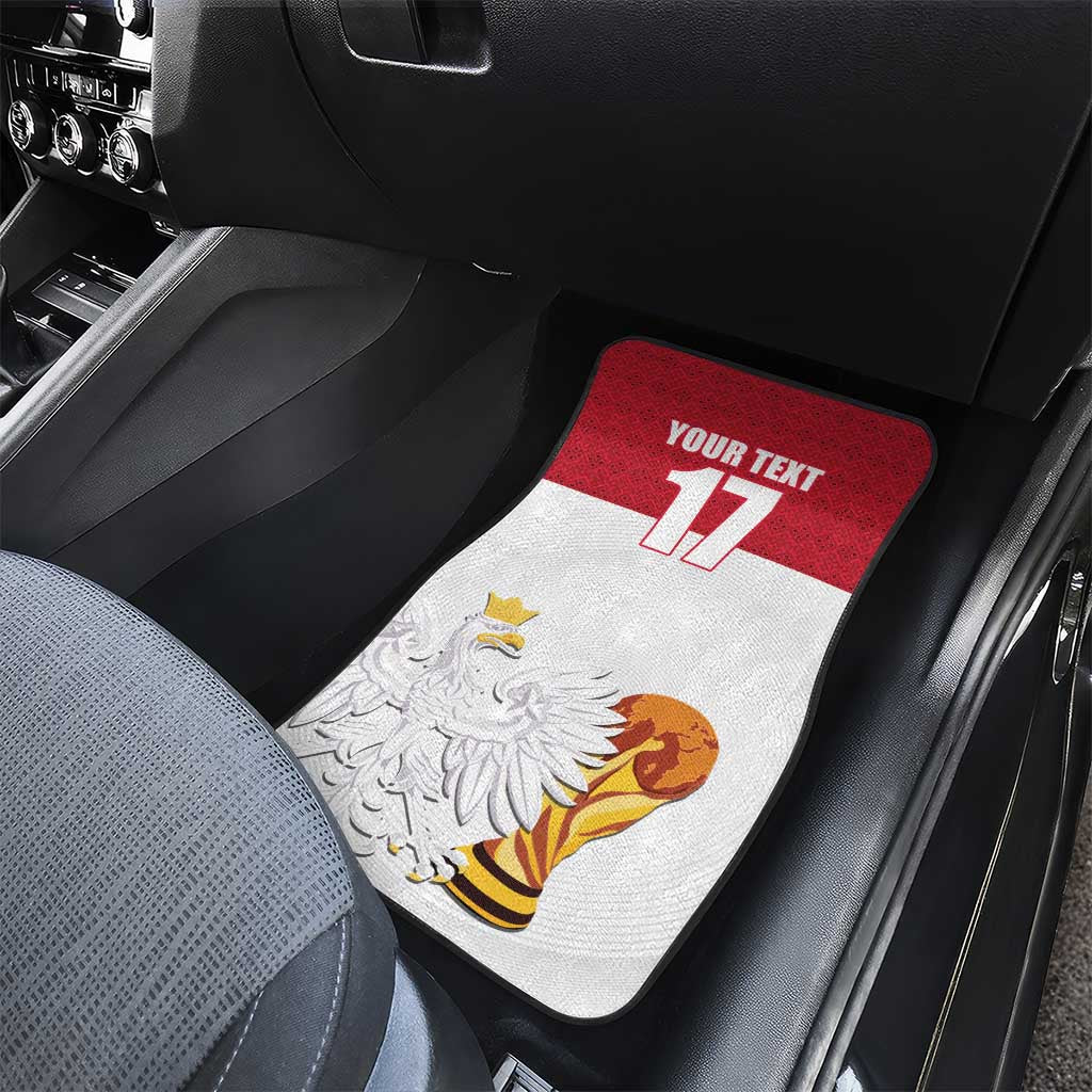 Custom Poland Football Champions Car Mats Sporty Style