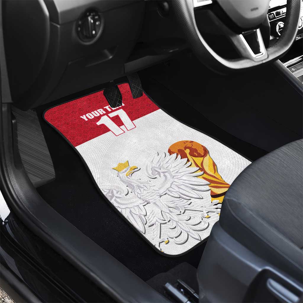 Custom Poland Football Champions Car Mats Sporty Style