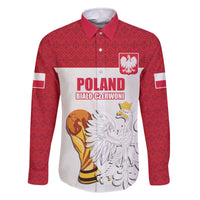 Custom Poland Football Champions Family Matching Off The Shoulder Long Sleeve Dress and Hawaiian Shirt Sporty Style