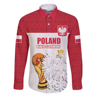 Custom Poland Football Champions Family Matching Off Shoulder Maxi Dress and Hawaiian Shirt Sporty Style