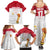 Custom Poland Football Champions Family Matching Summer Maxi Dress and Hawaiian Shirt Sporty Style