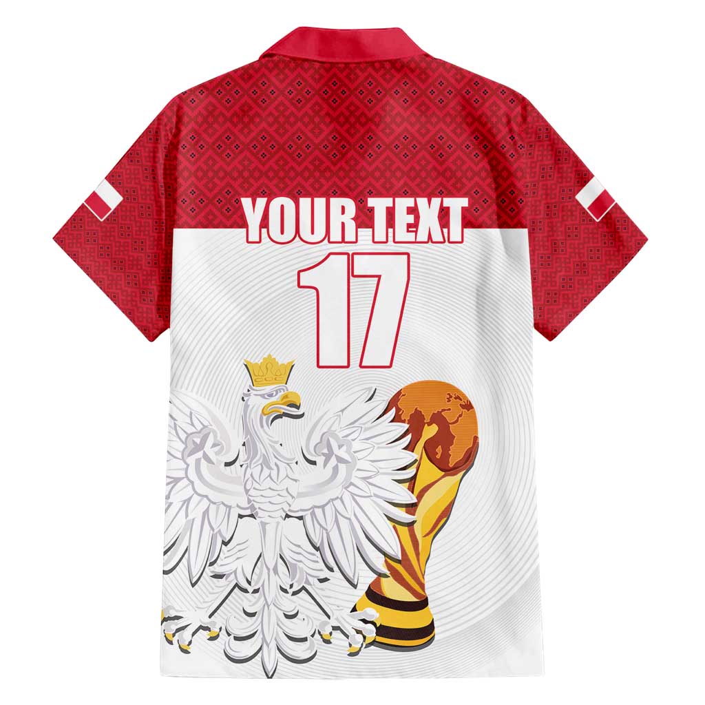 Custom Poland Football Champions Family Matching Summer Maxi Dress and Hawaiian Shirt Sporty Style
